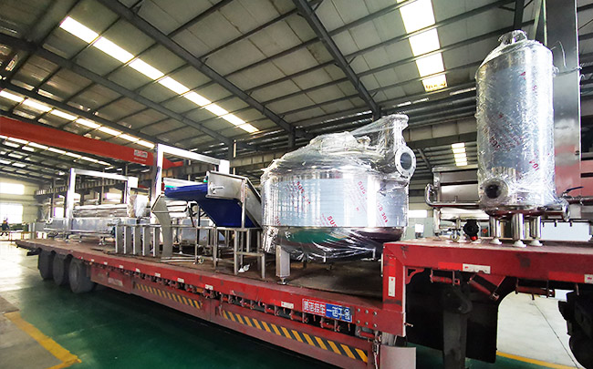 Pre-processing production line delivery